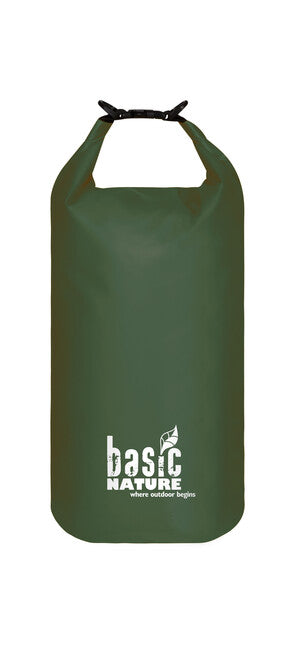 BasicNature 500D Waterproof Backpack 20L, Dark Green