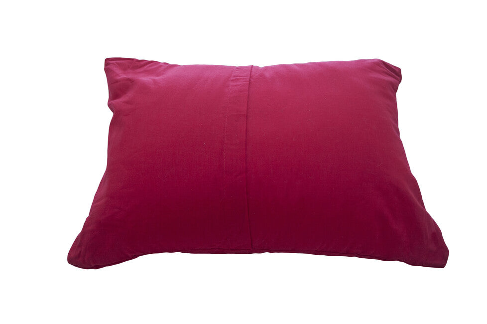 BasicNature Travel Pillow, Red