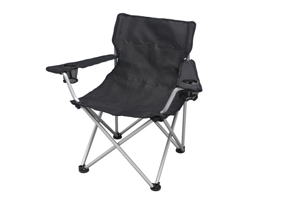 BasicNature Comfort Travel Chair, Black