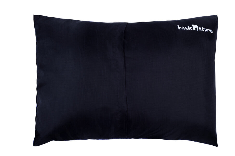 BasicNature Comfort Travel Pillow, Checkered