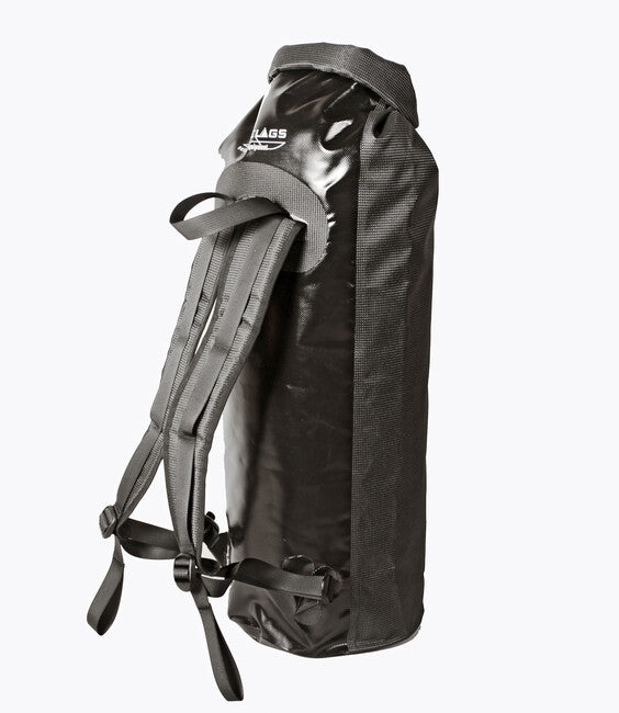 BasicNature Duffel Bag Waterproof Roll-Top Backpack 40L Black