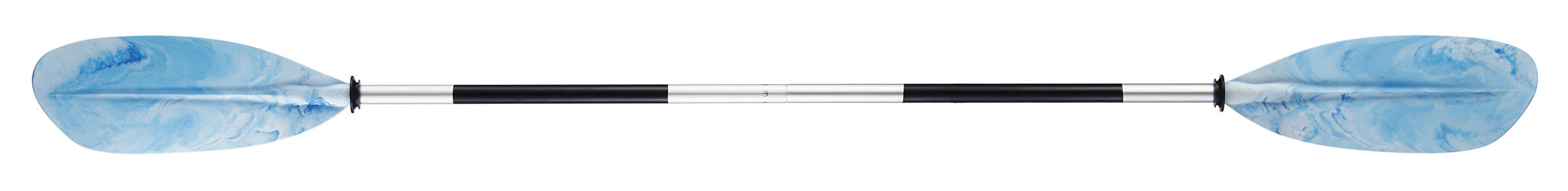 BasicNature Double Paddle, White-Navy Blue 220 cm