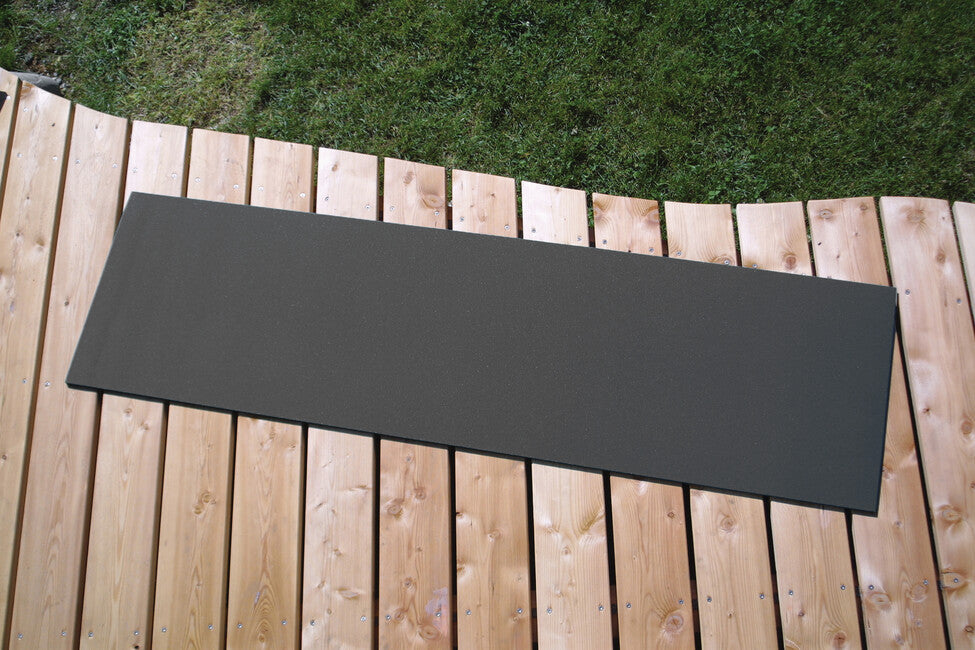 BasicNature ECO Sleeping Mat, Black 180 x 50 x 1 cm Regular