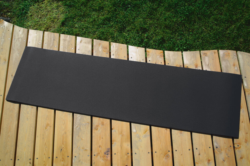 BasicNature ECO Sleeping Mat, Black 200 x 55 x 1 cm Large