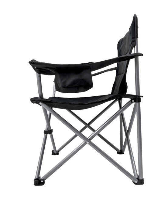 BasicNature Holiday Travel Chair, Black