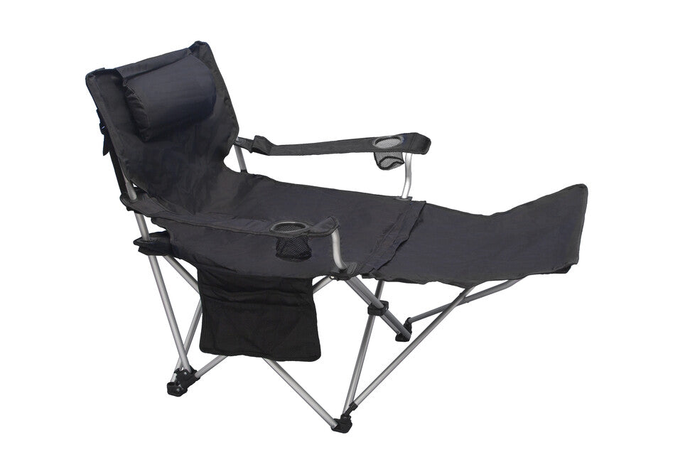 BasicNature Luxus Travel Chair, Black