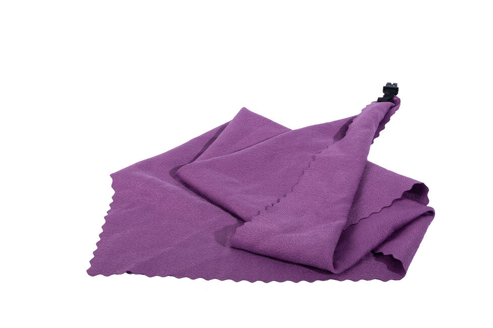 BasicNature Mini Towel Microfiber Travel Towel, Purple, S