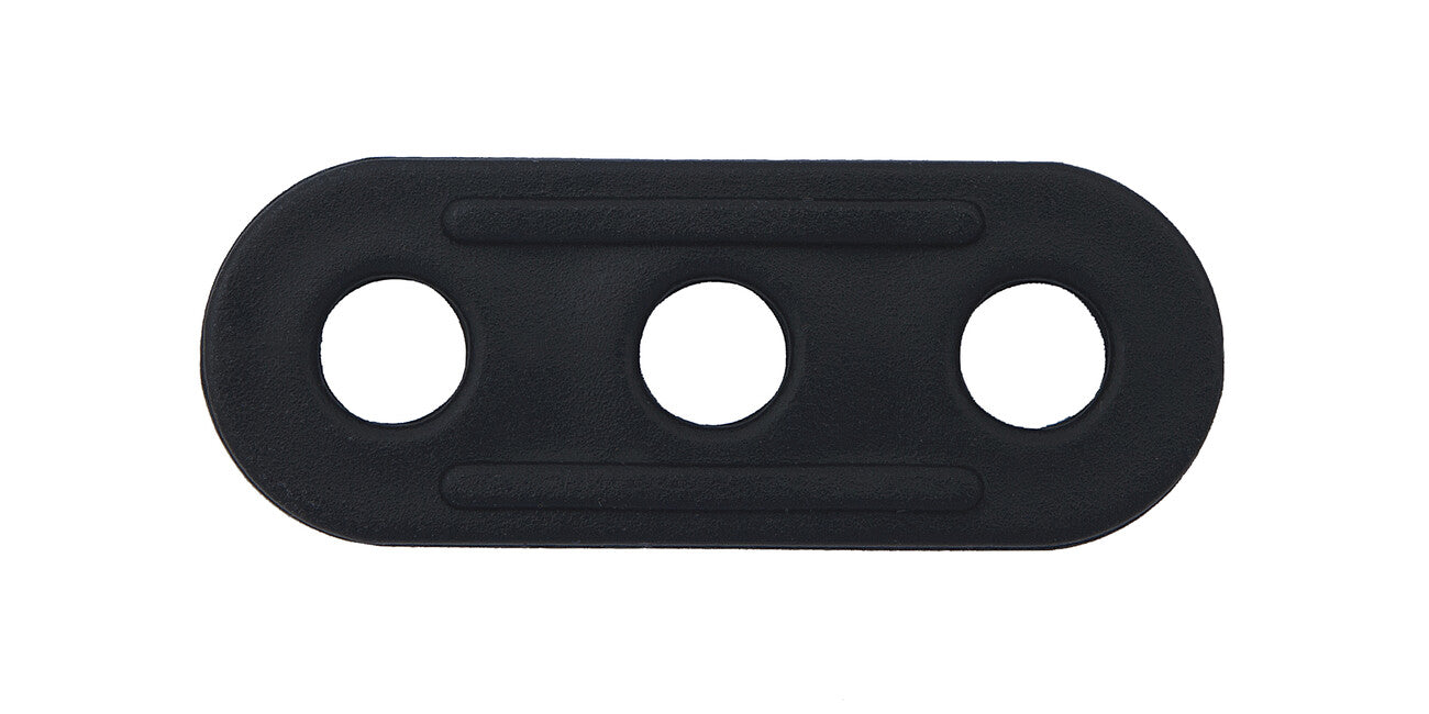 BasicNature Tent Rope Tensioner, Black 38 x 13 x 2.5 mm 10 pcs