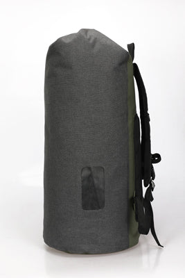 BasicNature Waterproof Bag 35L, Grey-Green
