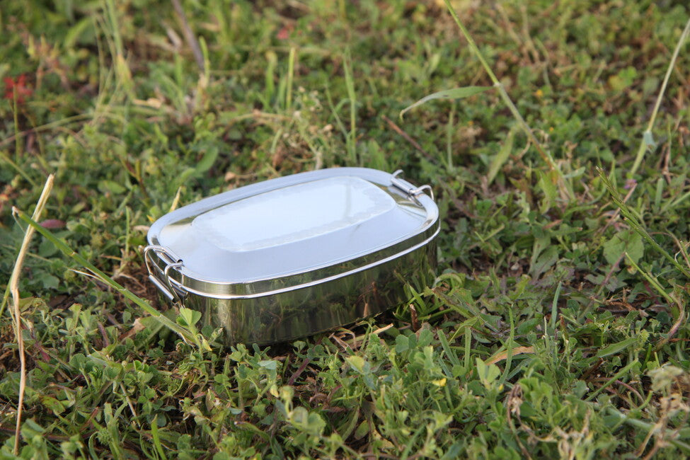 BasicNature Lunch Box Stainless Steel 0.45l