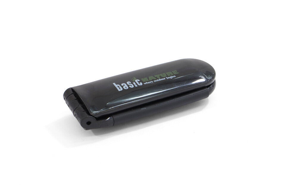 BasicNature Collapsible Hair Brush, Black