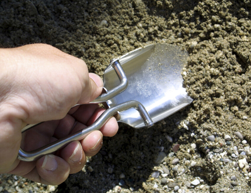BasicNature Folding Shovel, Stainless Steel