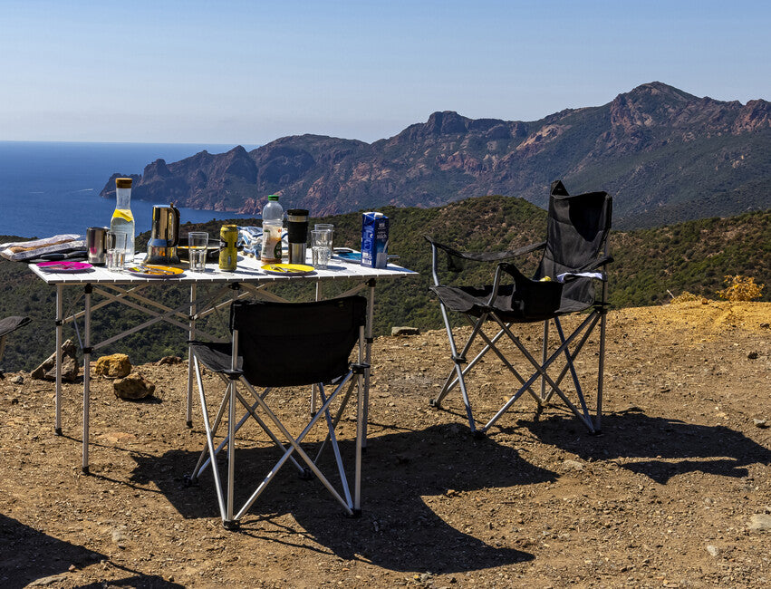 BasicNature Standard Travel Chair, Black