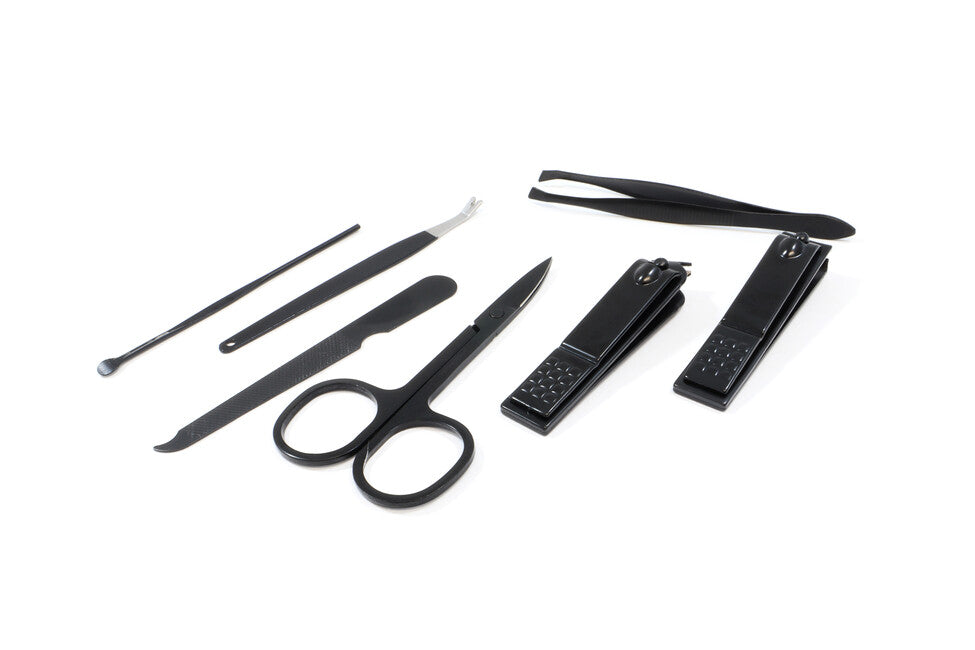 BasicNature Studio Manicure Set, Black