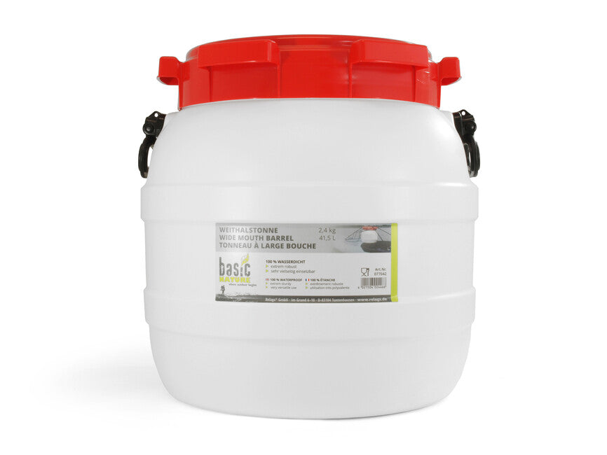 BasicNature Sudan Wide Mouth White 41.5L