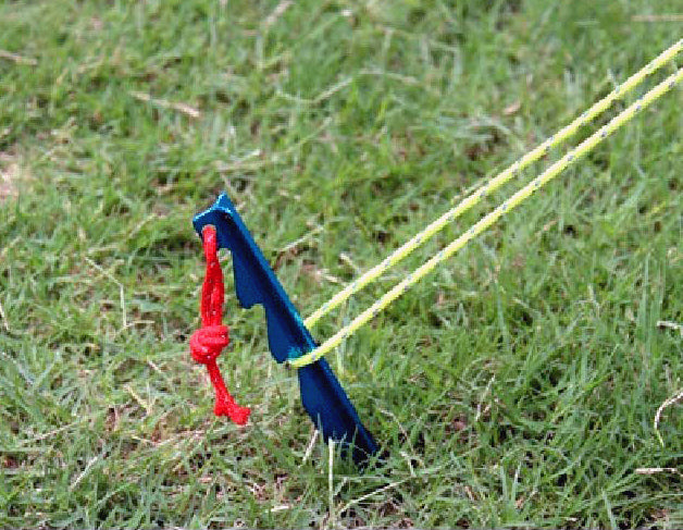 BasicNature Y-Stake Tent Pegs 18 cm Blue 8 pcs