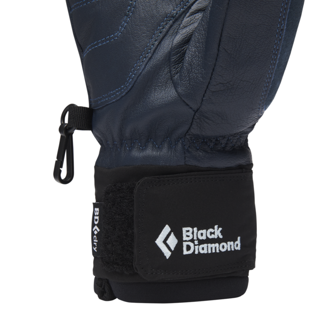 Black Diamond Women's Spark Mitts Winter Gloves, Charcoal-Belay Blue
