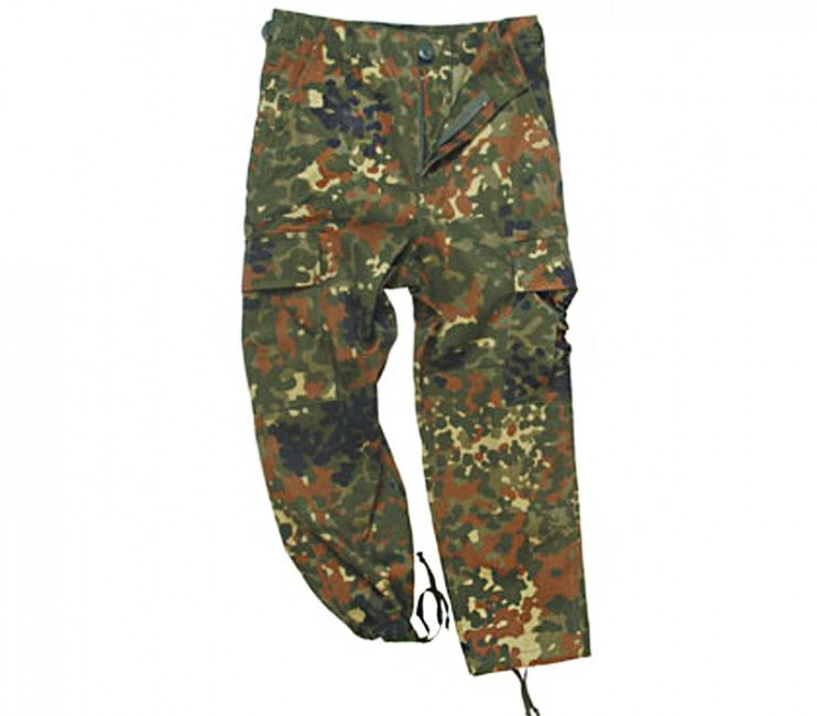 MFH BDU Kids Pants, Flecktarn