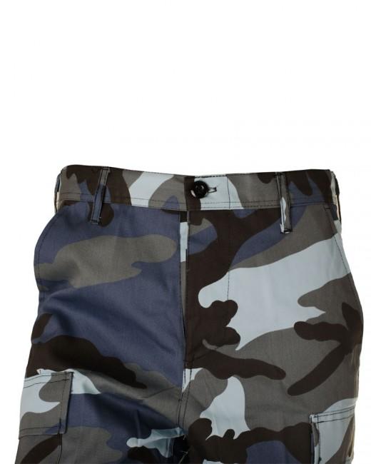 O&T Men's BDU Pants, Skyblue Pattern