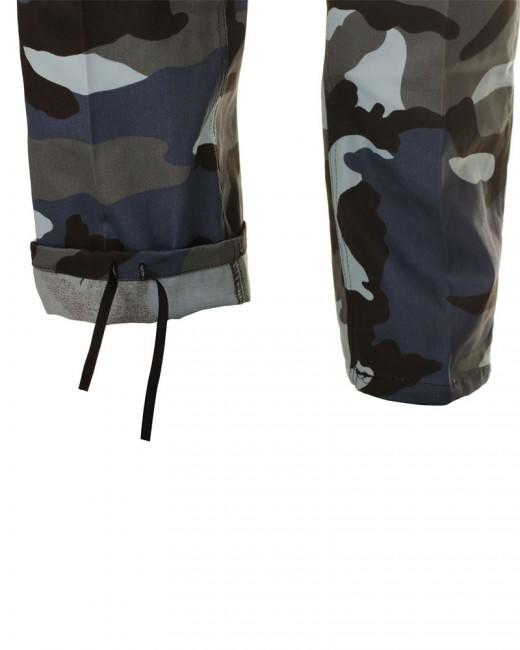 O&T Men's BDU Pants, Skyblue Pattern