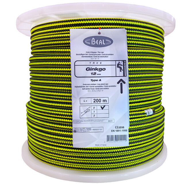 BEAL Ginkgo Arborist Rope 12mm 200m