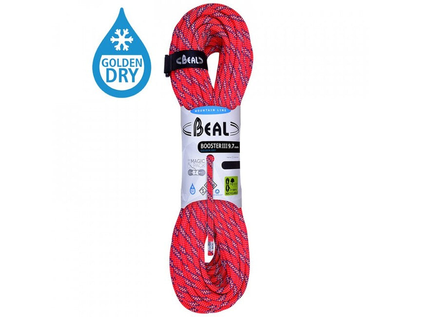 BEAL Booster Unicore Climbing Rope 9.7mm 70m, Orange