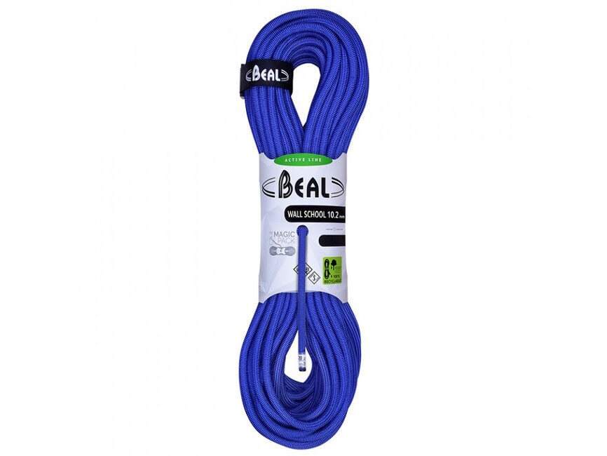 Beal Wall School Unicore Climbing Rope, Blue, 10.2 mm, 200 m