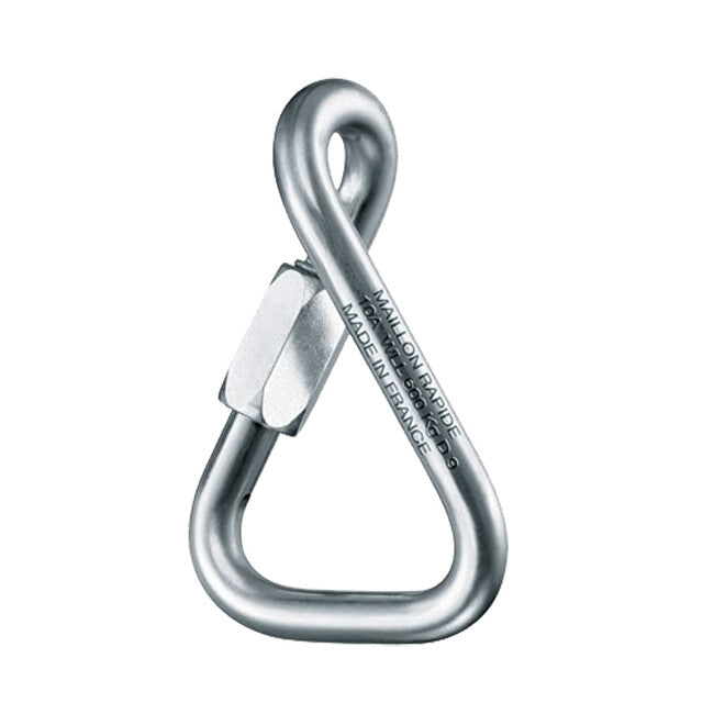 BEAL Steel Carabiner with Swivel Lock Delta Twist 9 mm