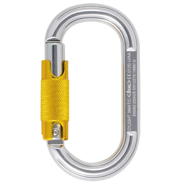 BEAL Oval Aluminum Carabiner O Light 3 Matic