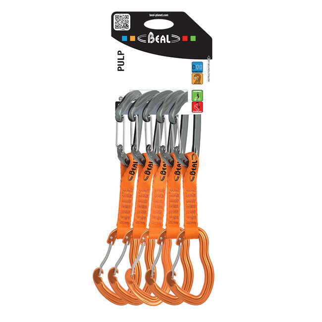 BEAL Pulp 5 Quickdraws Set, 11cm, Orange