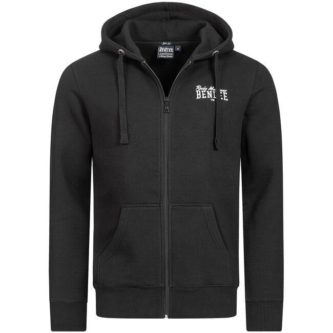 Benlee Chest Logo Zip Hoodie, Black