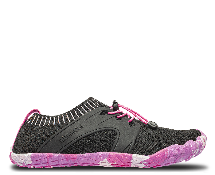 BENNON BOSKY Barefoot Shoes, Black/Pink