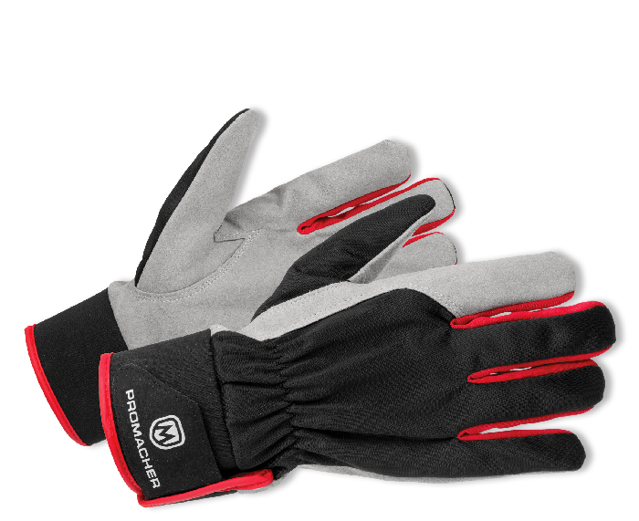 BENNON CARPOS VELCRO Protective Gloves, Grey Orange
