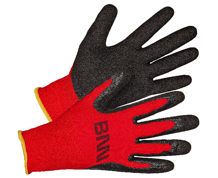 Bennon Manos Protective Gloves, Black/Red