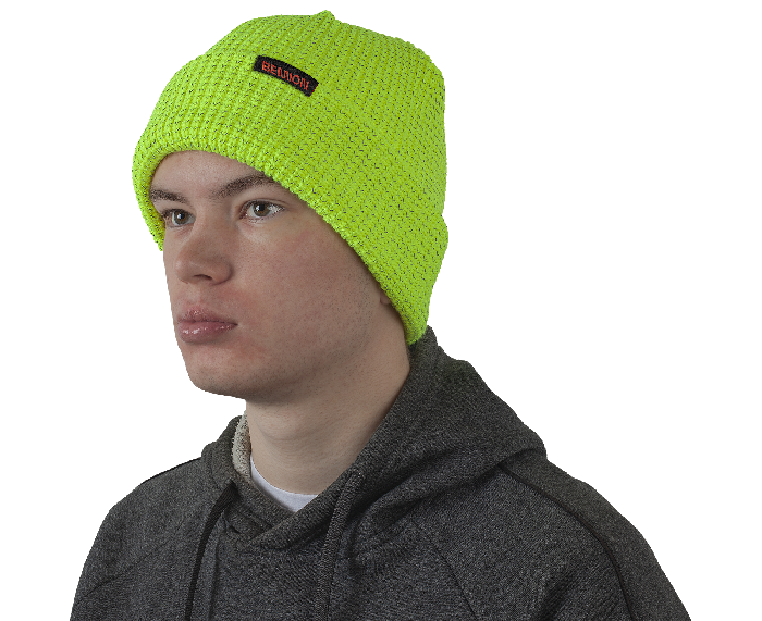Bennon Reflectos Polyacrylic Beanie, Yellow