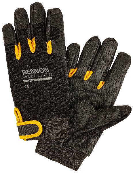 BENNON KALYTOS WTR Gloves, Black/Yellow