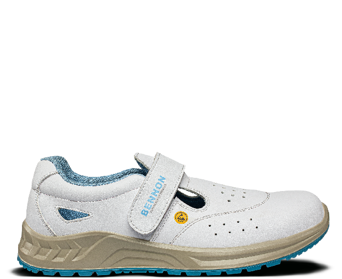 Bennon Work Sandals White O1 ESD