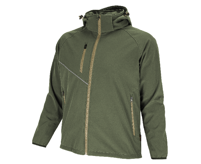 Bennon Force Softshell Jacket, Black/Tan