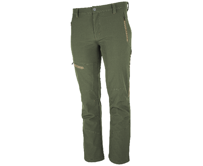 BENNON Force Softshell Pants, Green/Tan