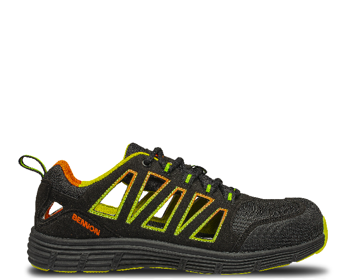 BENNON REBEL S1P ESD Low Sports Shoes, Green