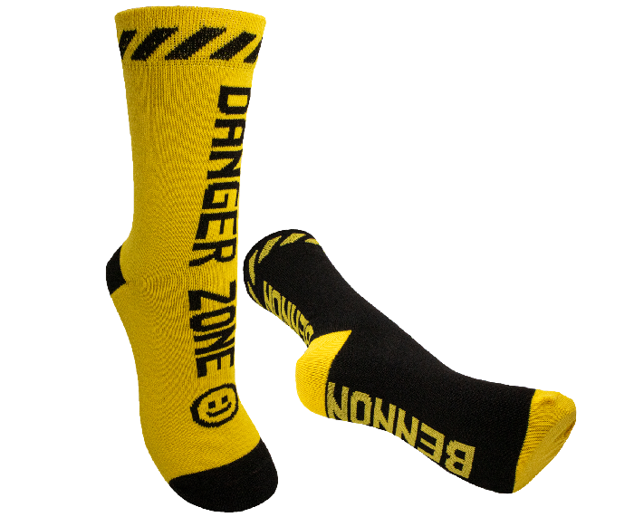 BENNON Bennonky Socks, Yellow/Black