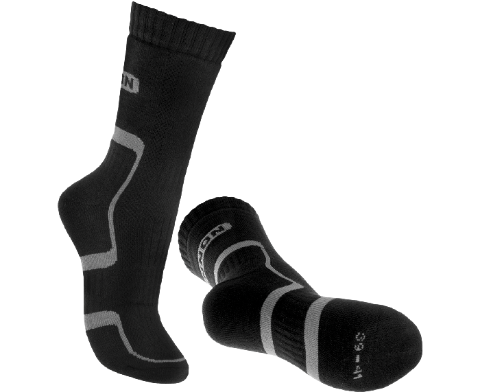 BENNON Trek Socks, Black/Grey
