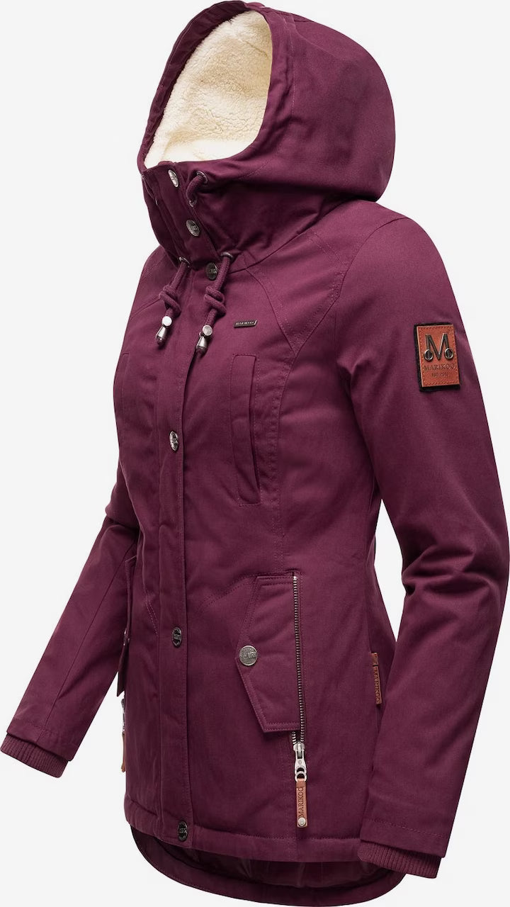 Marikoo BIKOO Women's Winter Jacket with Hood