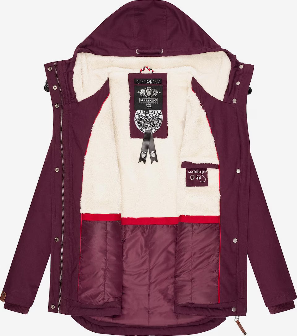 Marikoo BIKOO Women's Winter Jacket with Hood