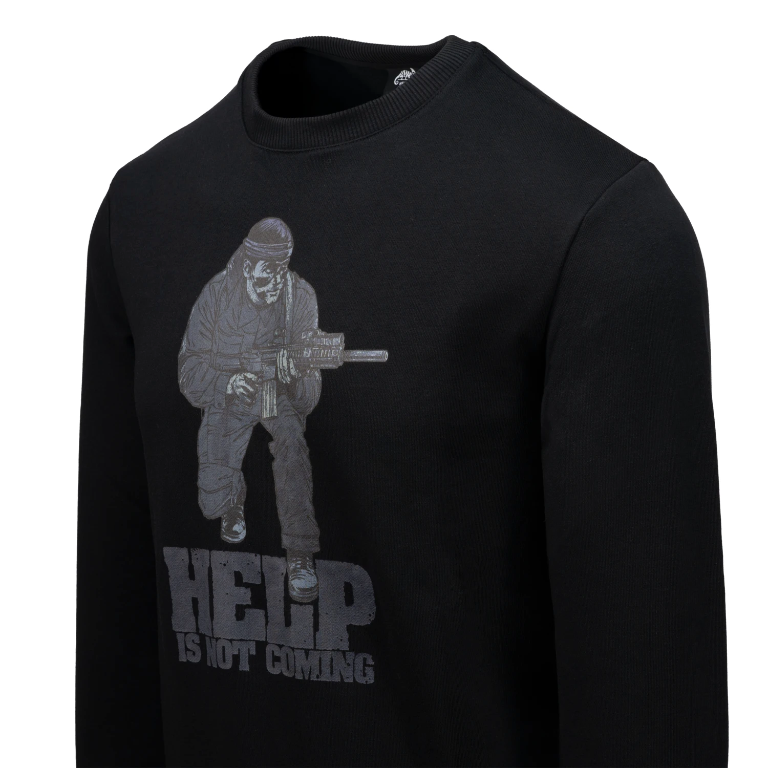 Helikon-Tex Help is not coming mikina, čierna