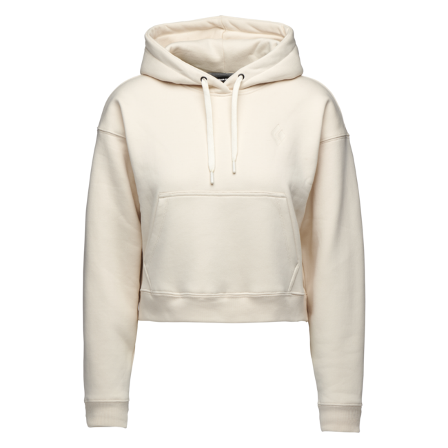 Black Diamond Women's Crop Hoodie, Off White