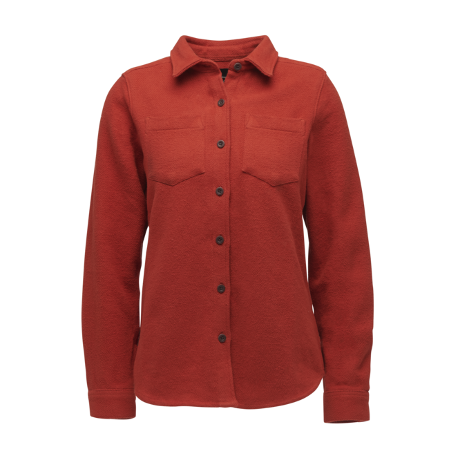 Black Diamond Dámska flanelová košeľa Project Heavy Flannel, red rock