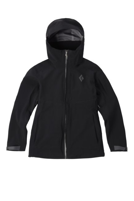 Black Diamond Women's Recon Stretch Ski Shell Jacket, Black