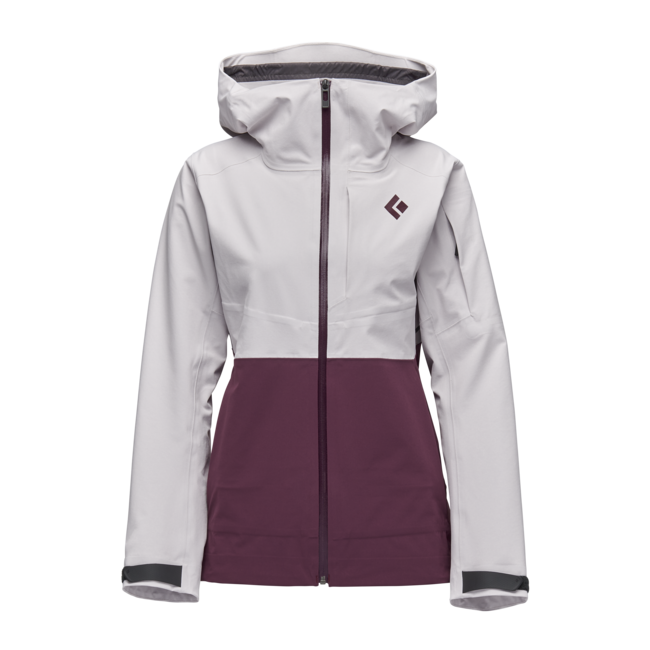 Black Diamond Women's Recon Stretch Ski Shell, Ice Pink-Blackberry