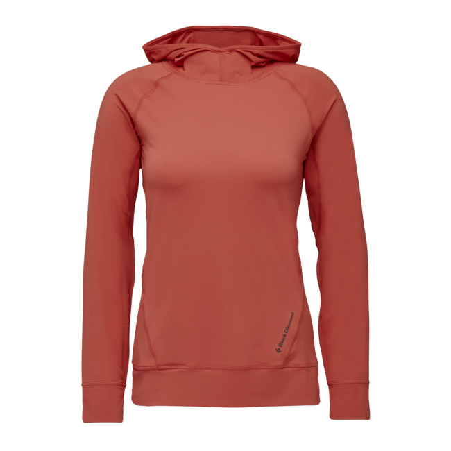 Black Diamond Women's Alpenglow Hoodie, Baja Sunrise
